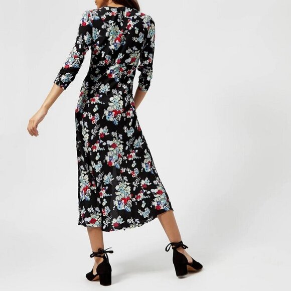 💕RIXO💕 Katie Dress ~ Brunch Floral Print Small - Picture 8 of 16
